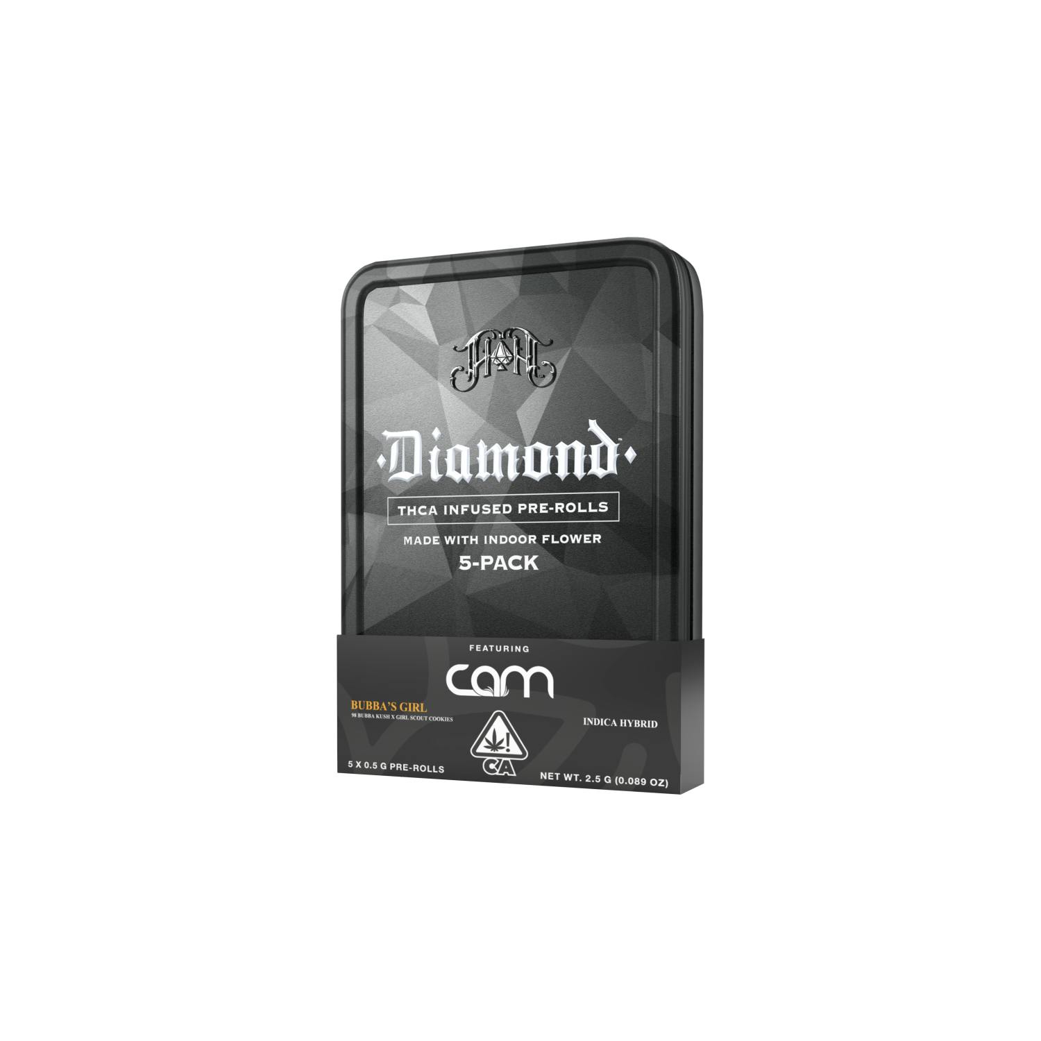 Heavy Hitters x CAM - 5pk Diamond Infused Prerolls - CAM POP