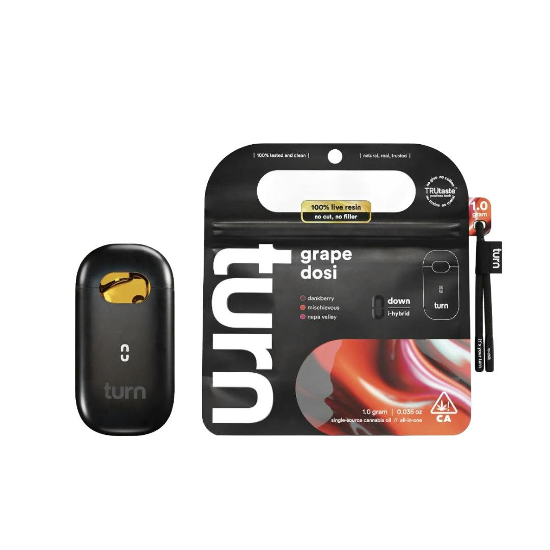 Turn - 1g Live Resin AIO - Banana Berry Punch