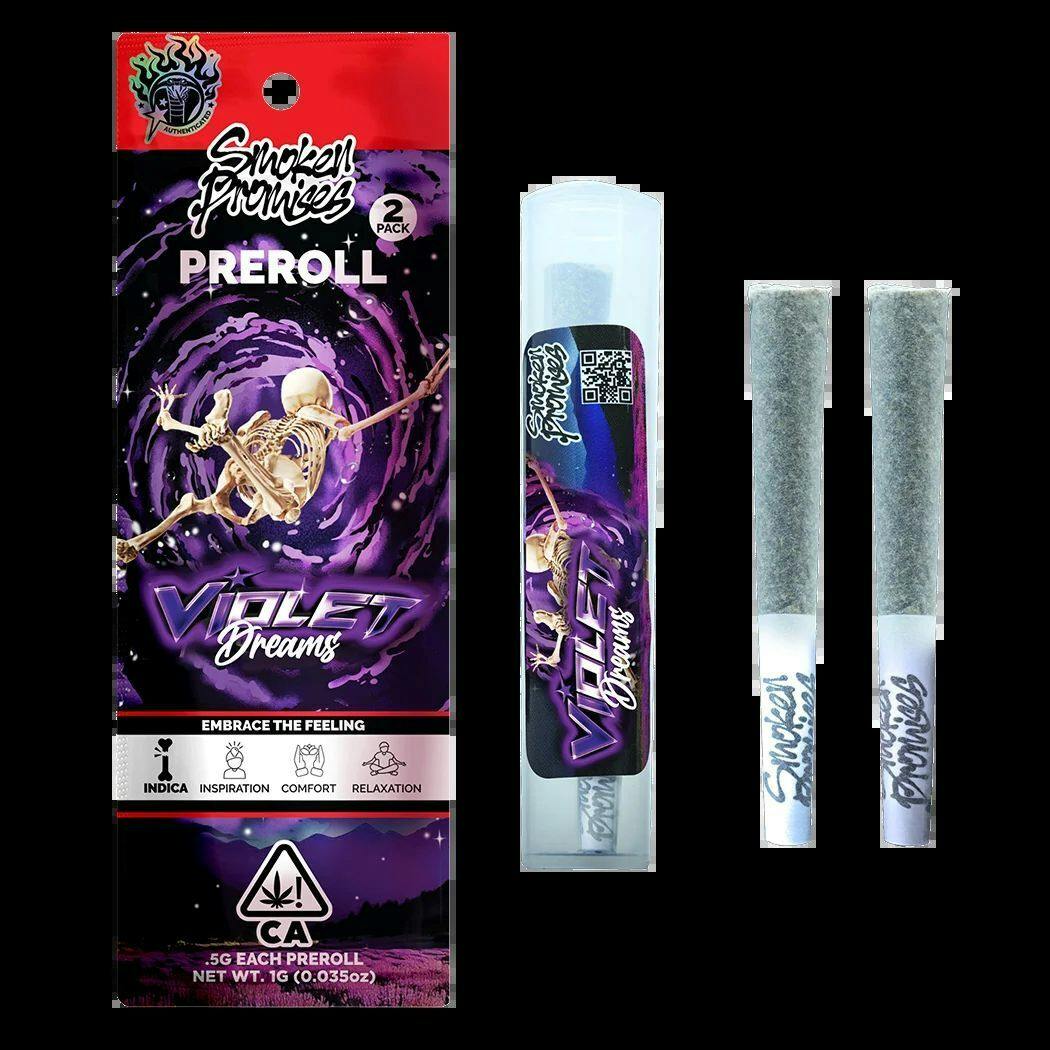 Smoken Promises - 2pk Prerolls - Violet Dreams