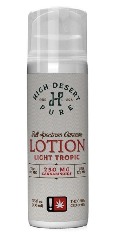 HIGH DESERT PURE - TOPICAL - LIGHT TROPIC LOTION 1:1 250MG