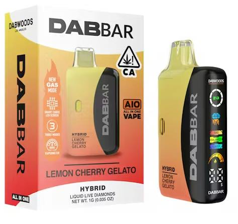 Dabwoods Lemon Cherry Gelato Liquid Diamond AIO