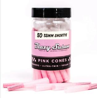 PINK KING SIZED CONES 50CT BLAZY SUSAN