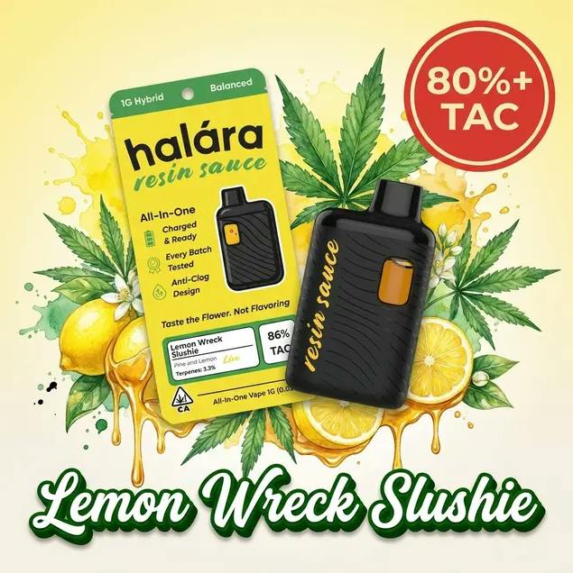 Lemon Wreck Slushie Live Resin Sauce AIO - 1 g