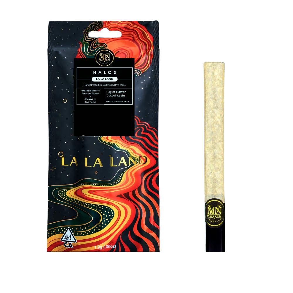 Maven Genetics La La Land Halo Rosin Infused Preroll 1.9g