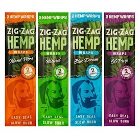 Zig Zag Hemp Wraps - Blue Dream