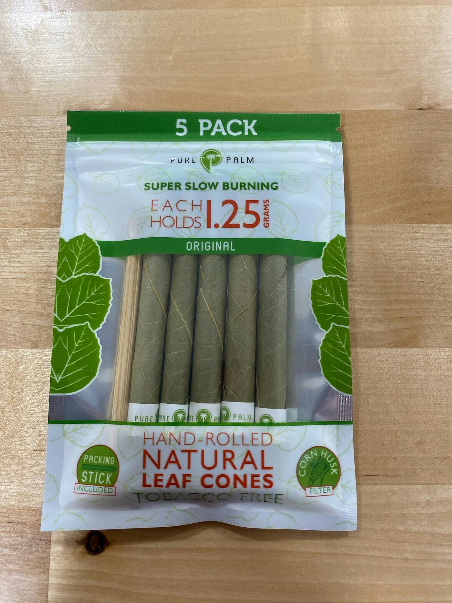 Pure Palm - 1.25g Leaf Cones - 5pk