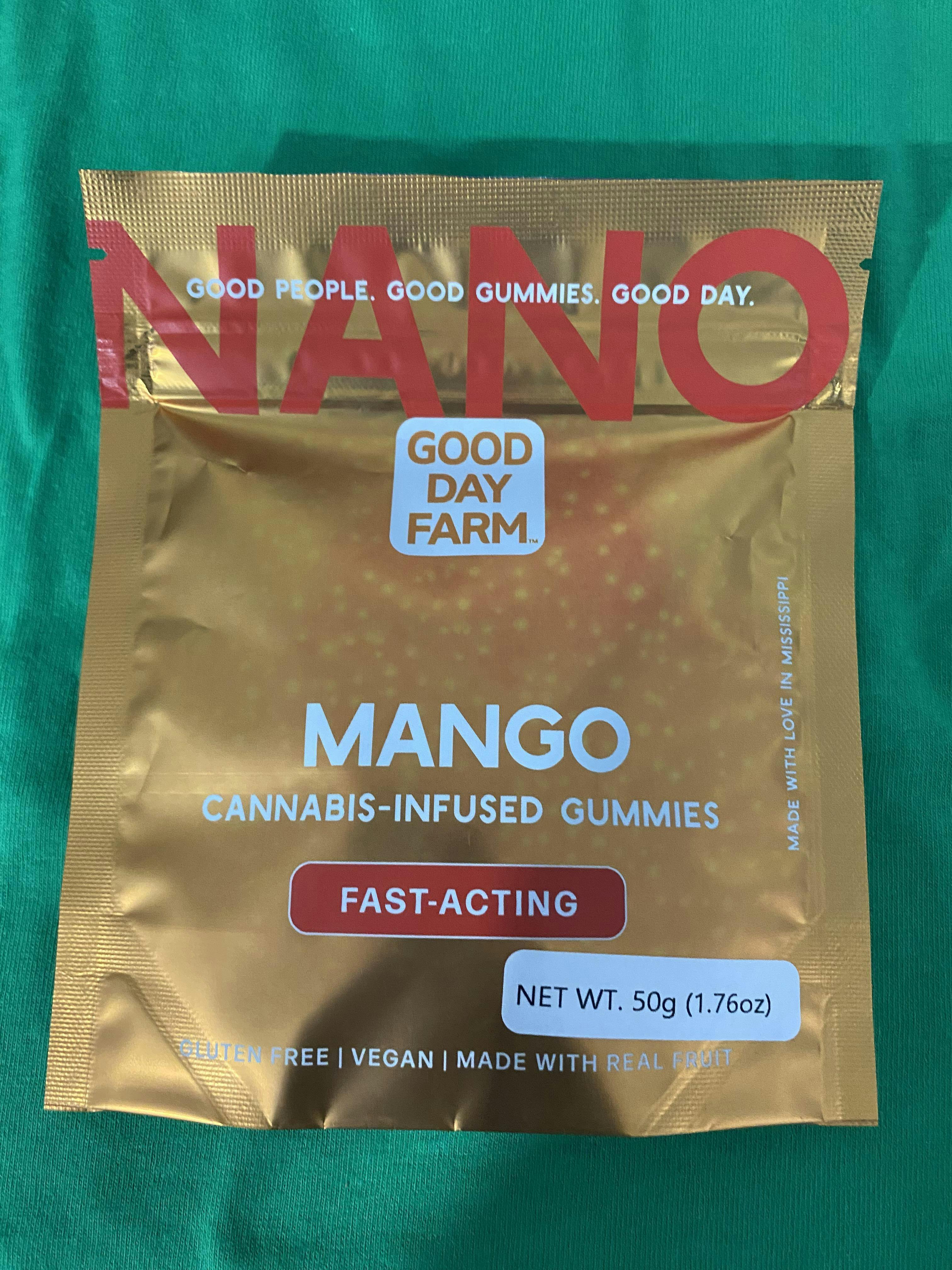GDF - Mango Nano Gummies - 100mg