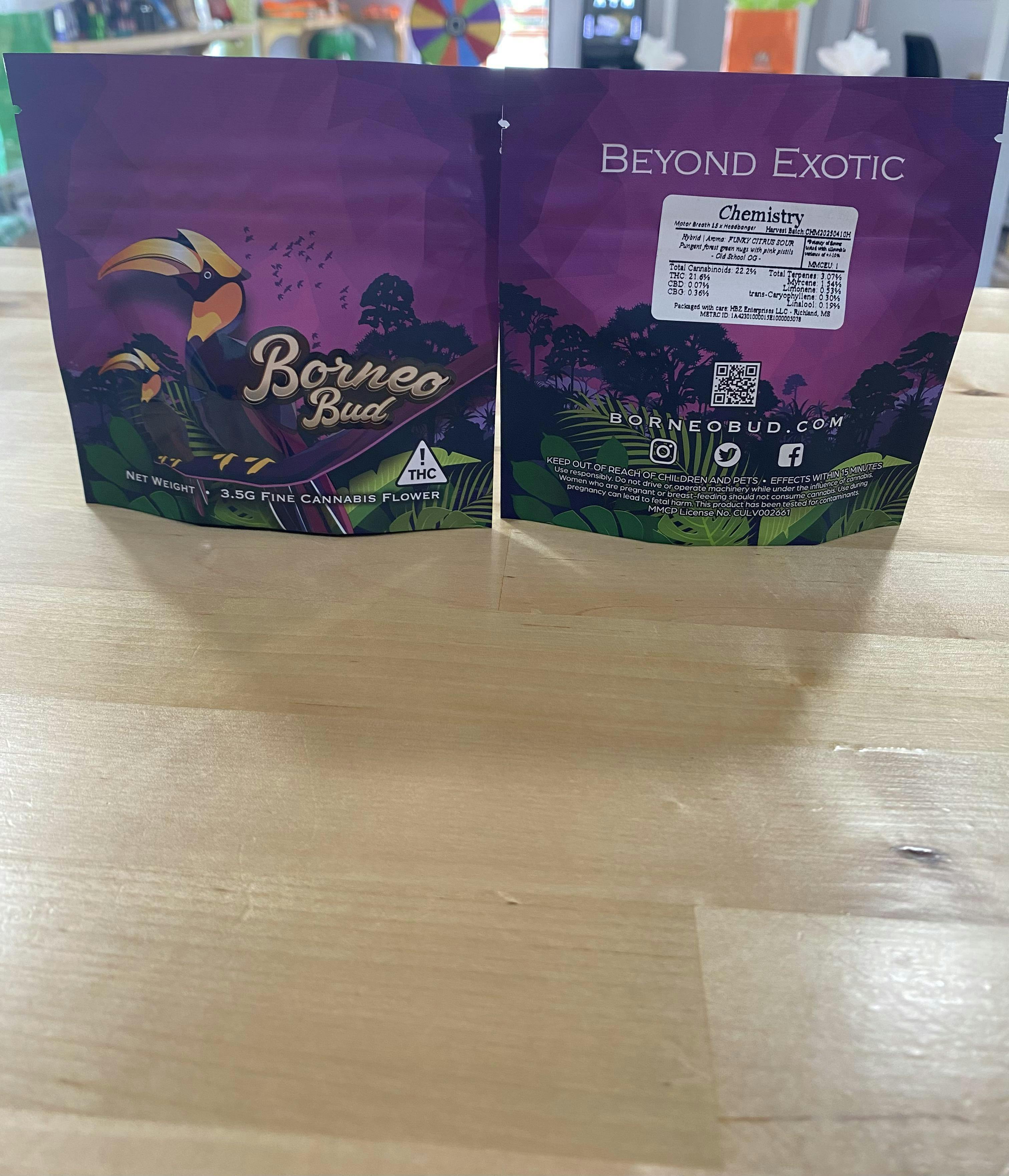 Borneo Bud - Chemistry - 3.5g