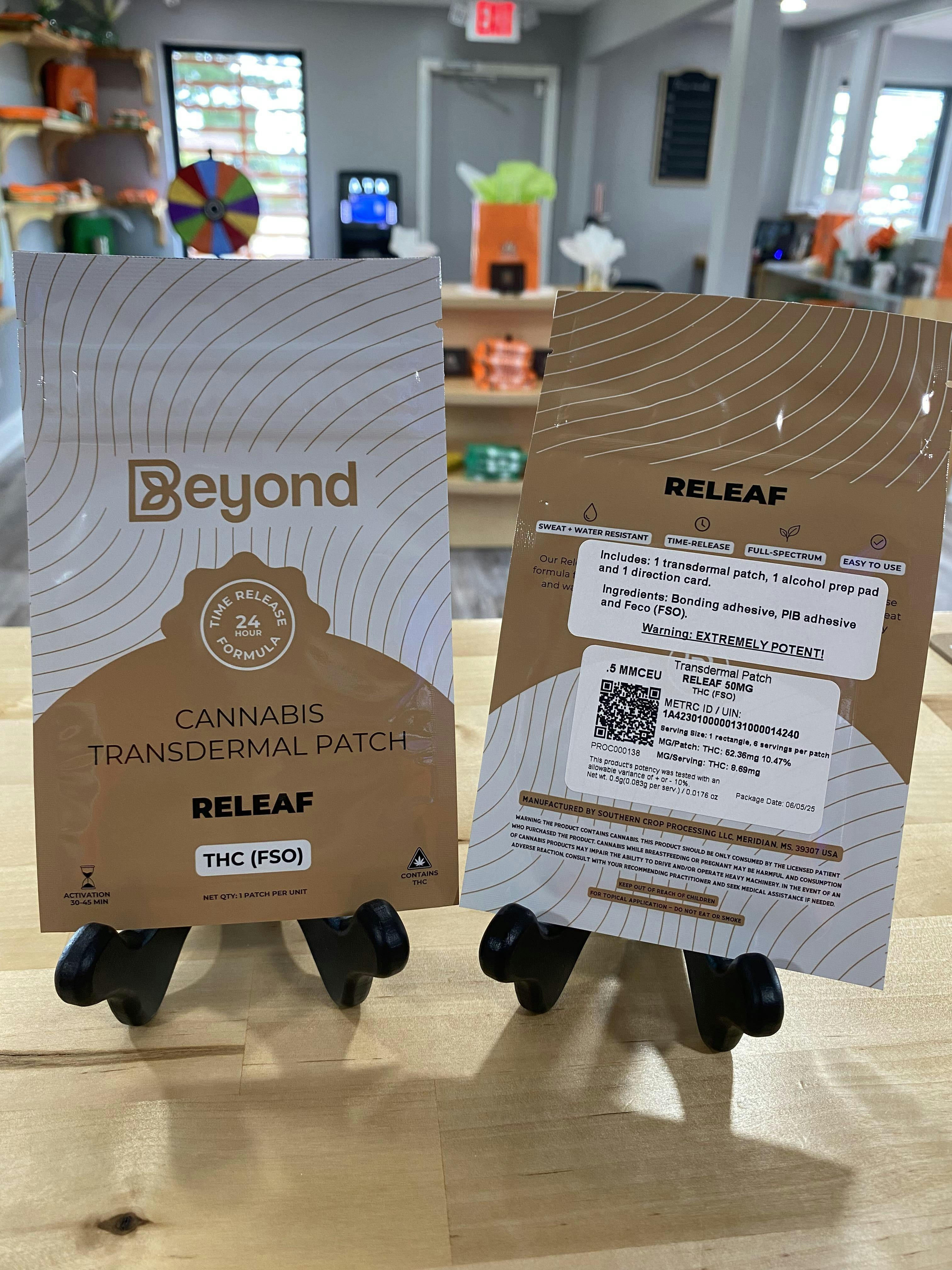 Beyond - Transdermal FSO ReLeaf Patch - 50mg at Canablume Dispensary, LLC
