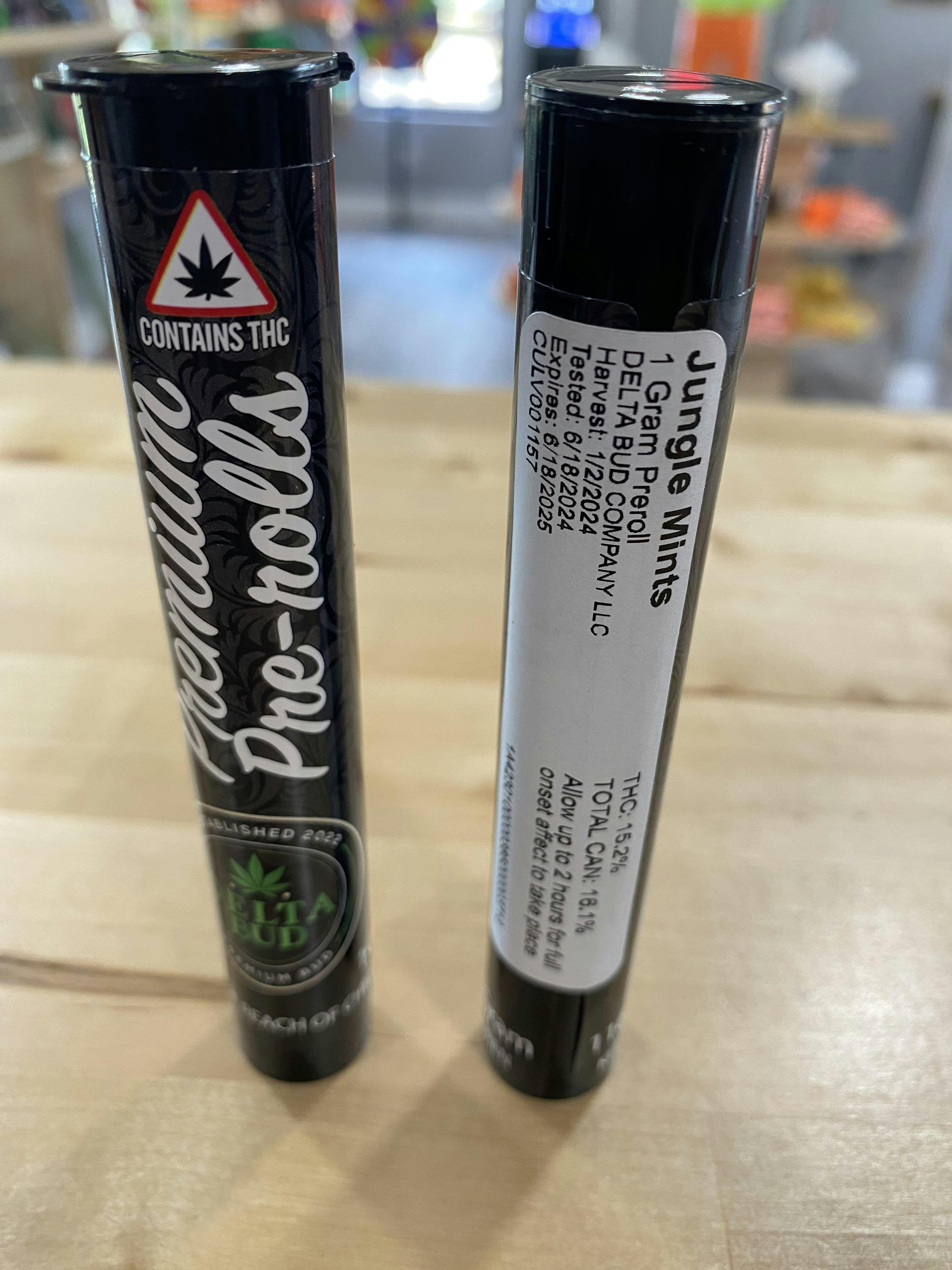 Delta Bud - Jungle Mintz Pre Roll - 1g at Canablume Dispensary, LLC