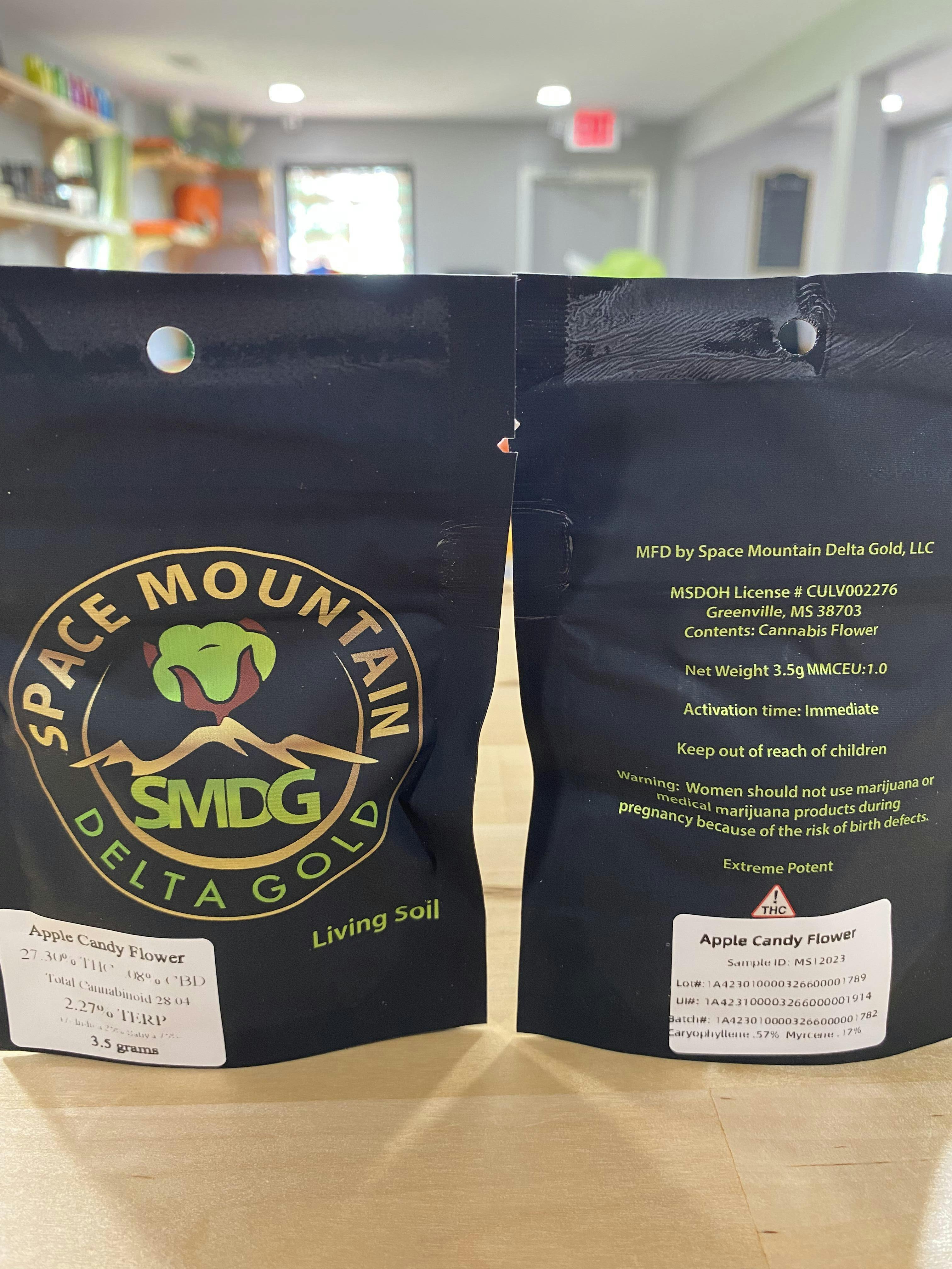 Space Mountain - Delta Gold $100 OG - 3.5g