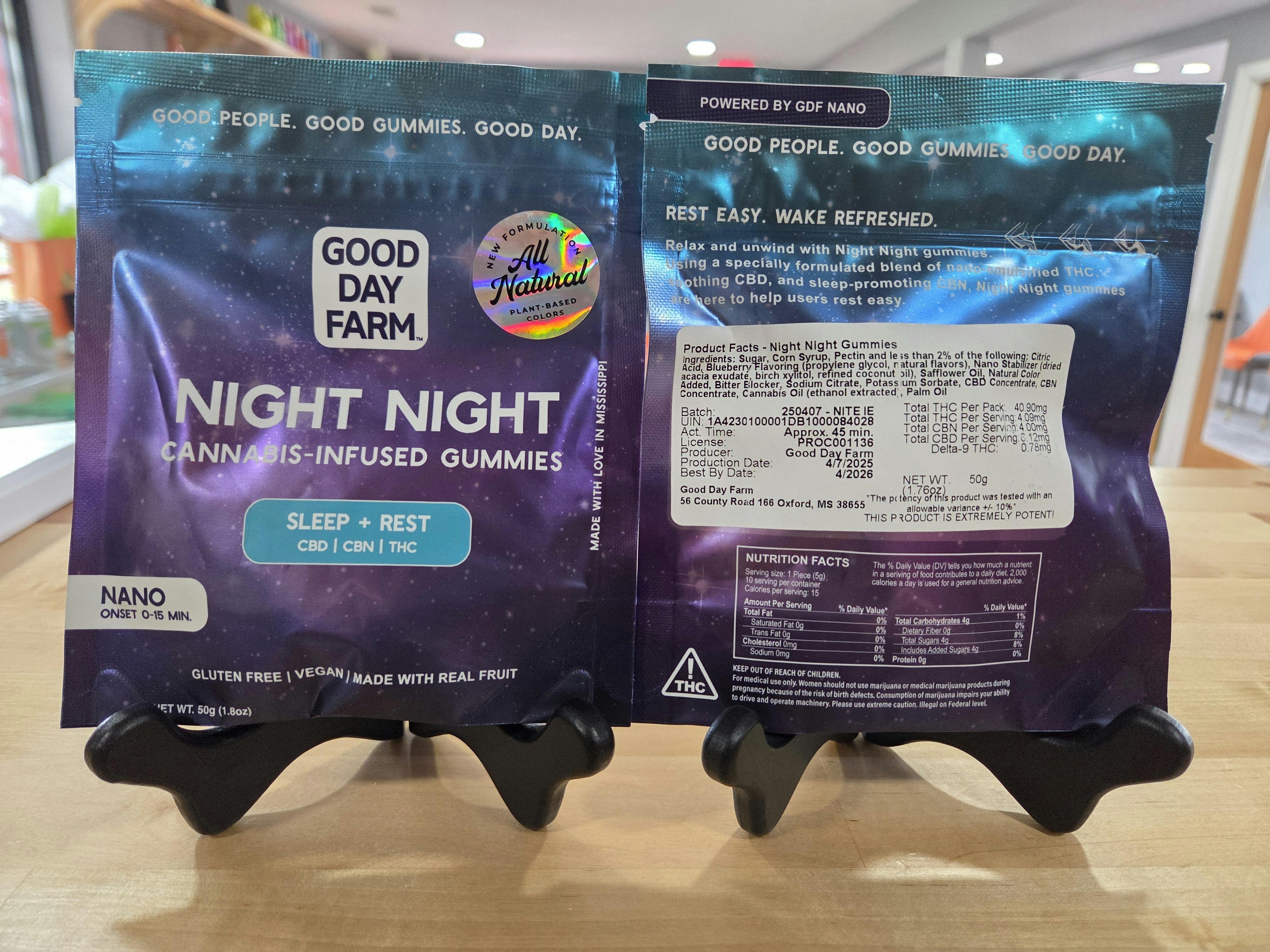 GDF - Night Night Gummies - 40mg