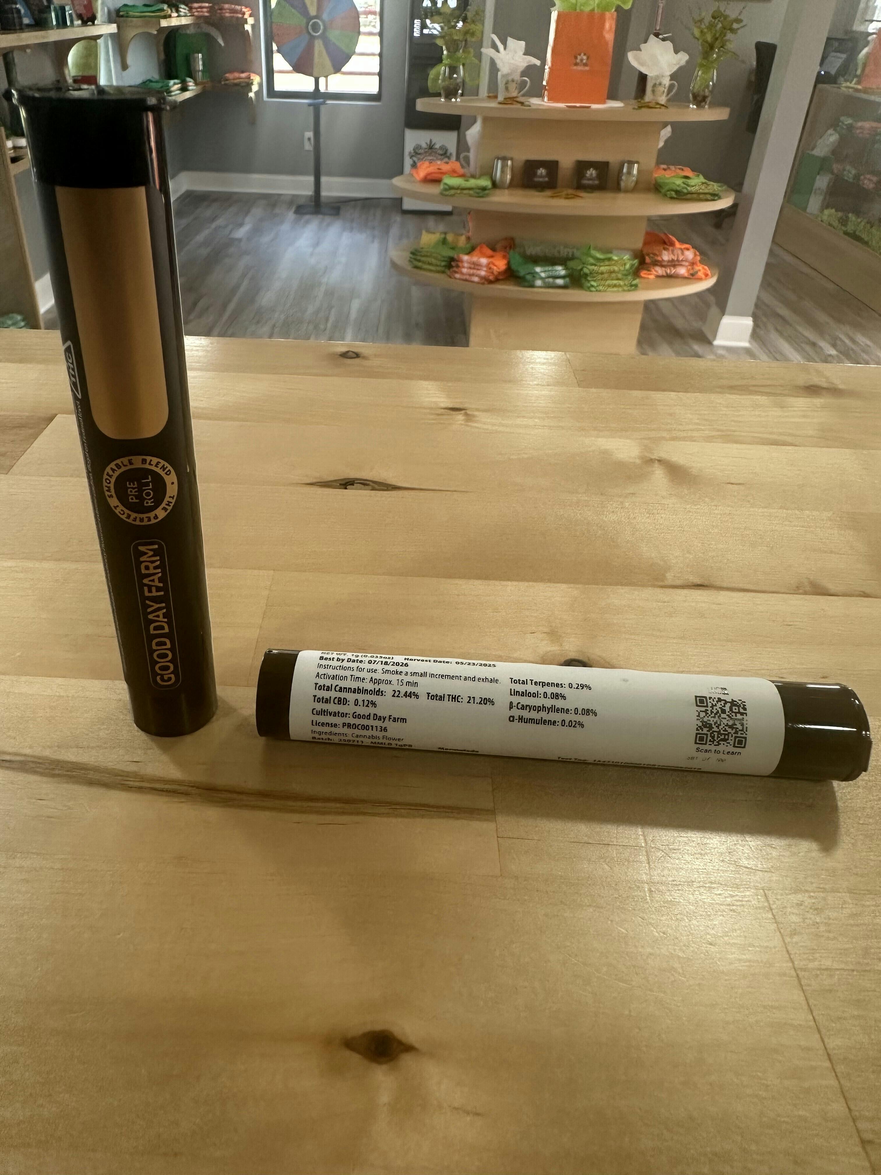 GDF - Marmalade Pre Roll - 1g at Canablume Dispensary, LLC