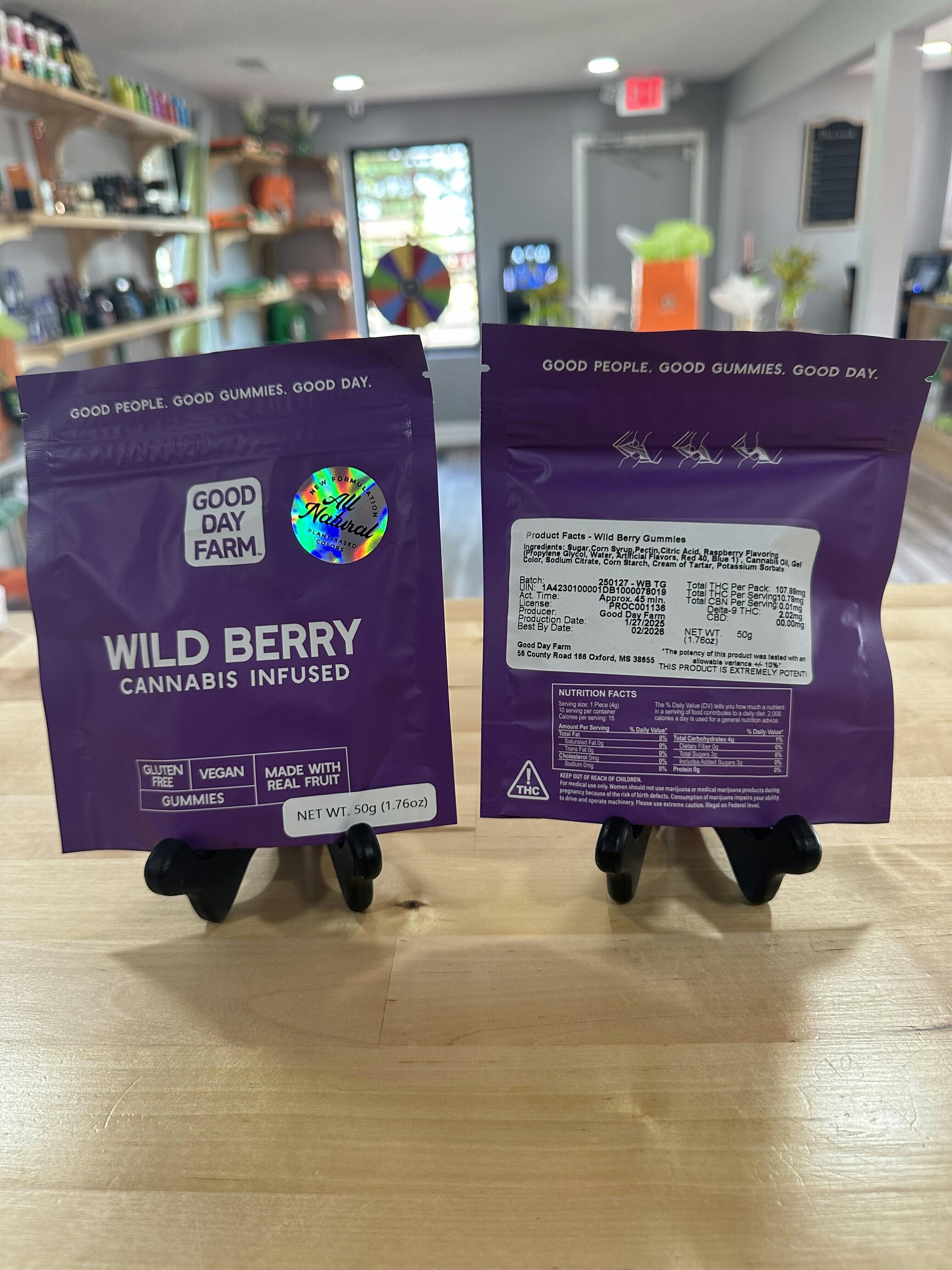 GDF - Wild Berry Gummies - 100mg