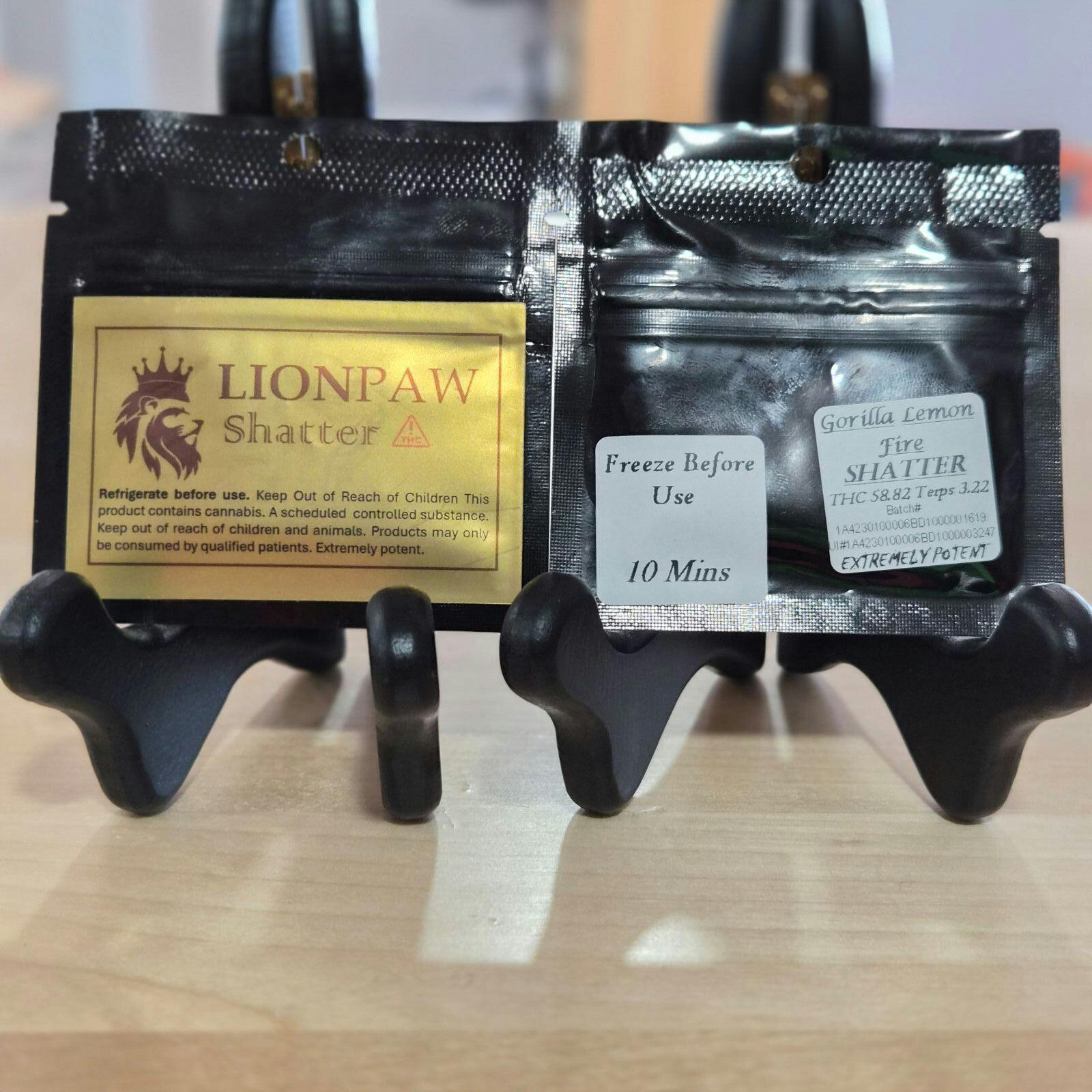 Gorilla Lemon Fire | Solvent | Shatter | 1g