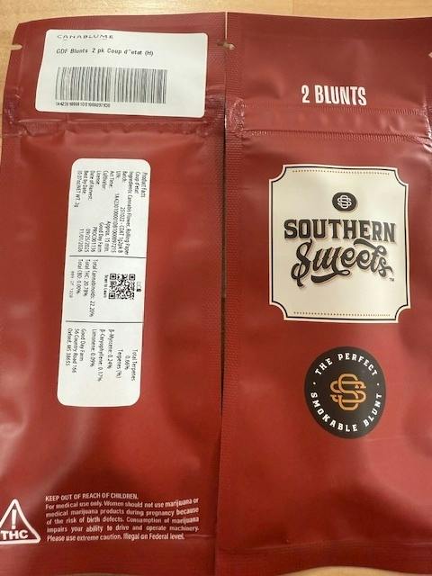 GDF - Coup D'etat Blunts 2pk - 2g