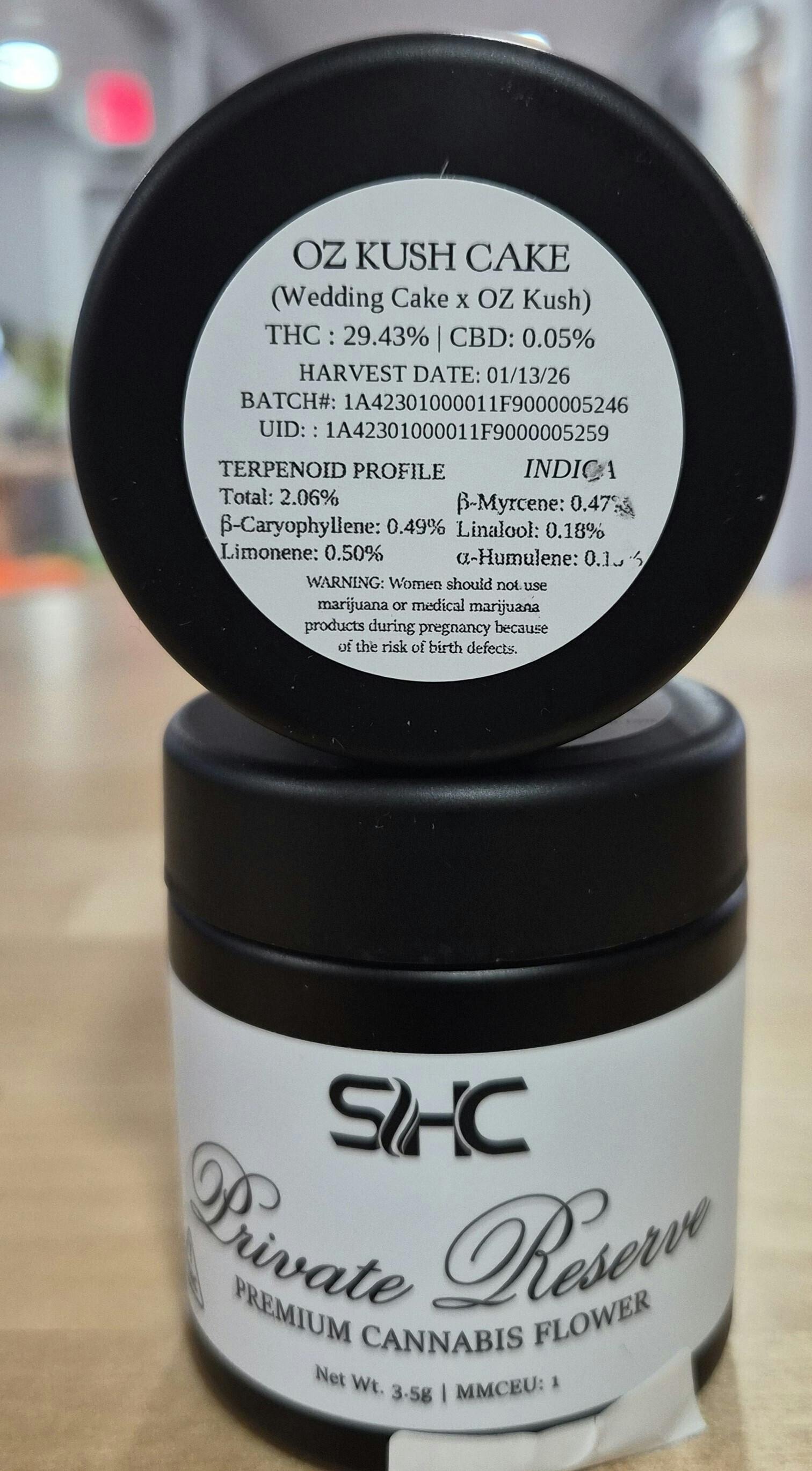 SHC - OZ Kush Cake - 3.5g