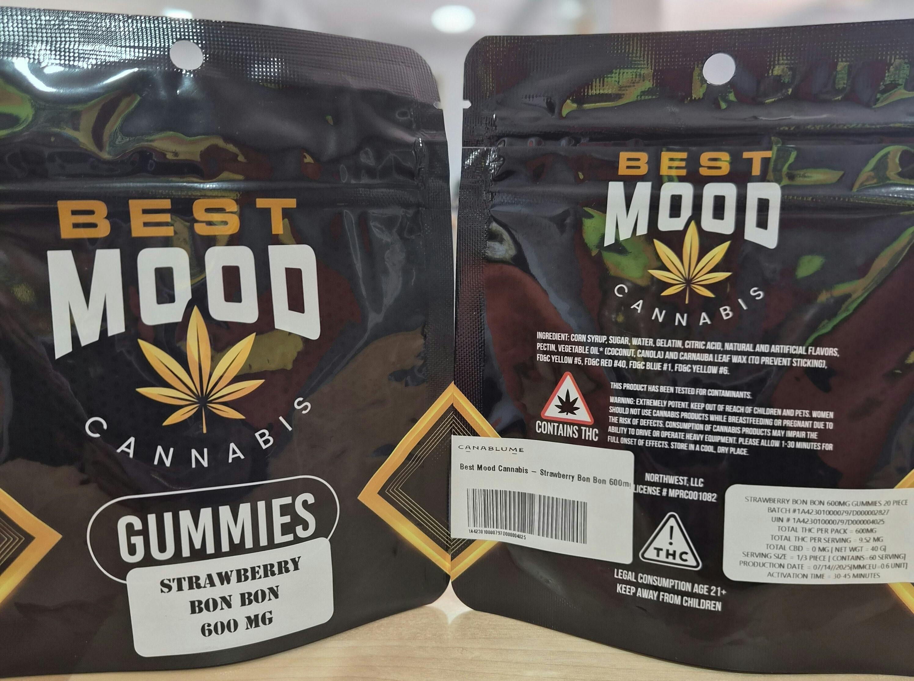 Strawberry BonBon | Gummies | 600mg/ea