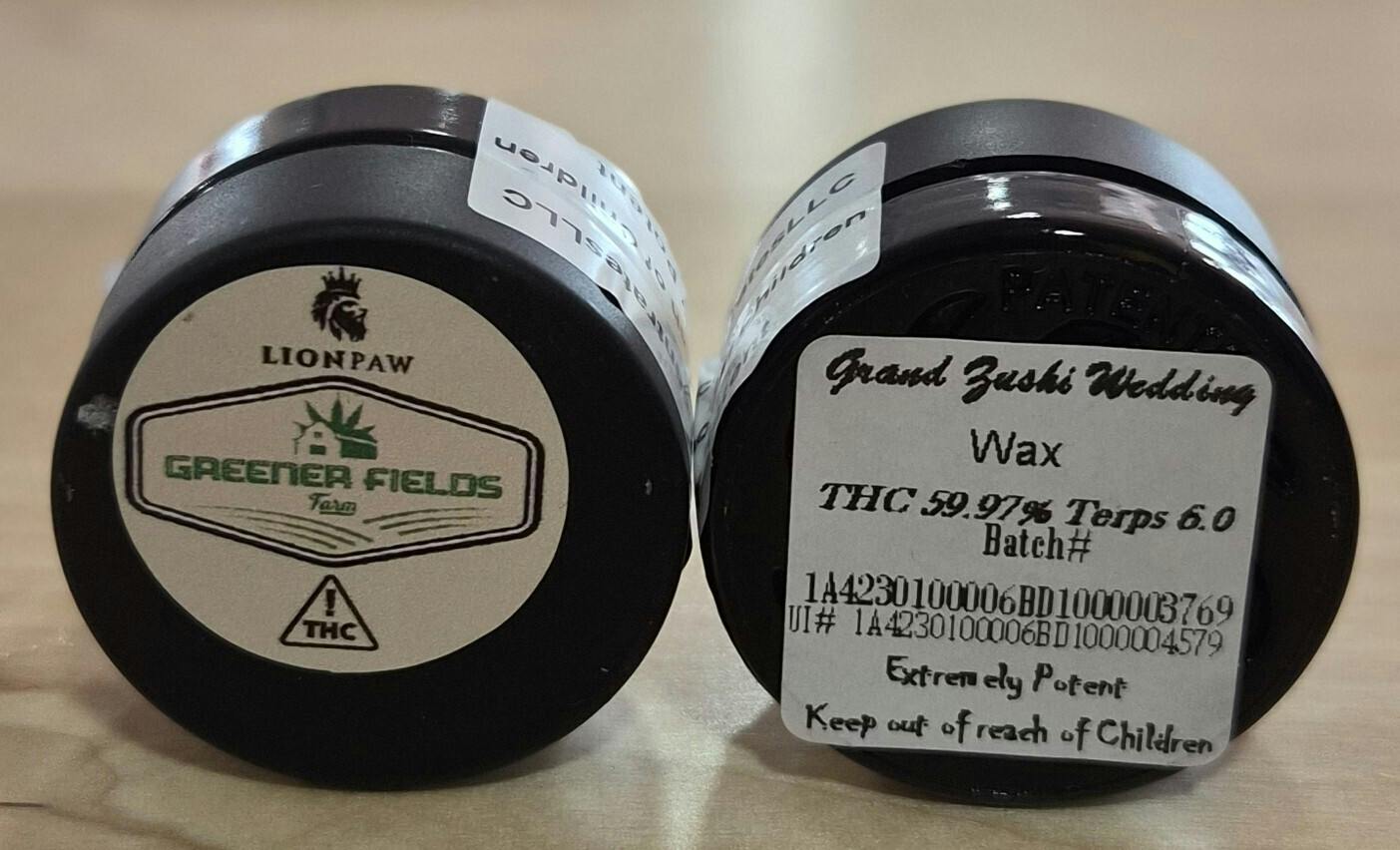 Greener Fields - Grand Zushi Honeycomb Wax - 1g