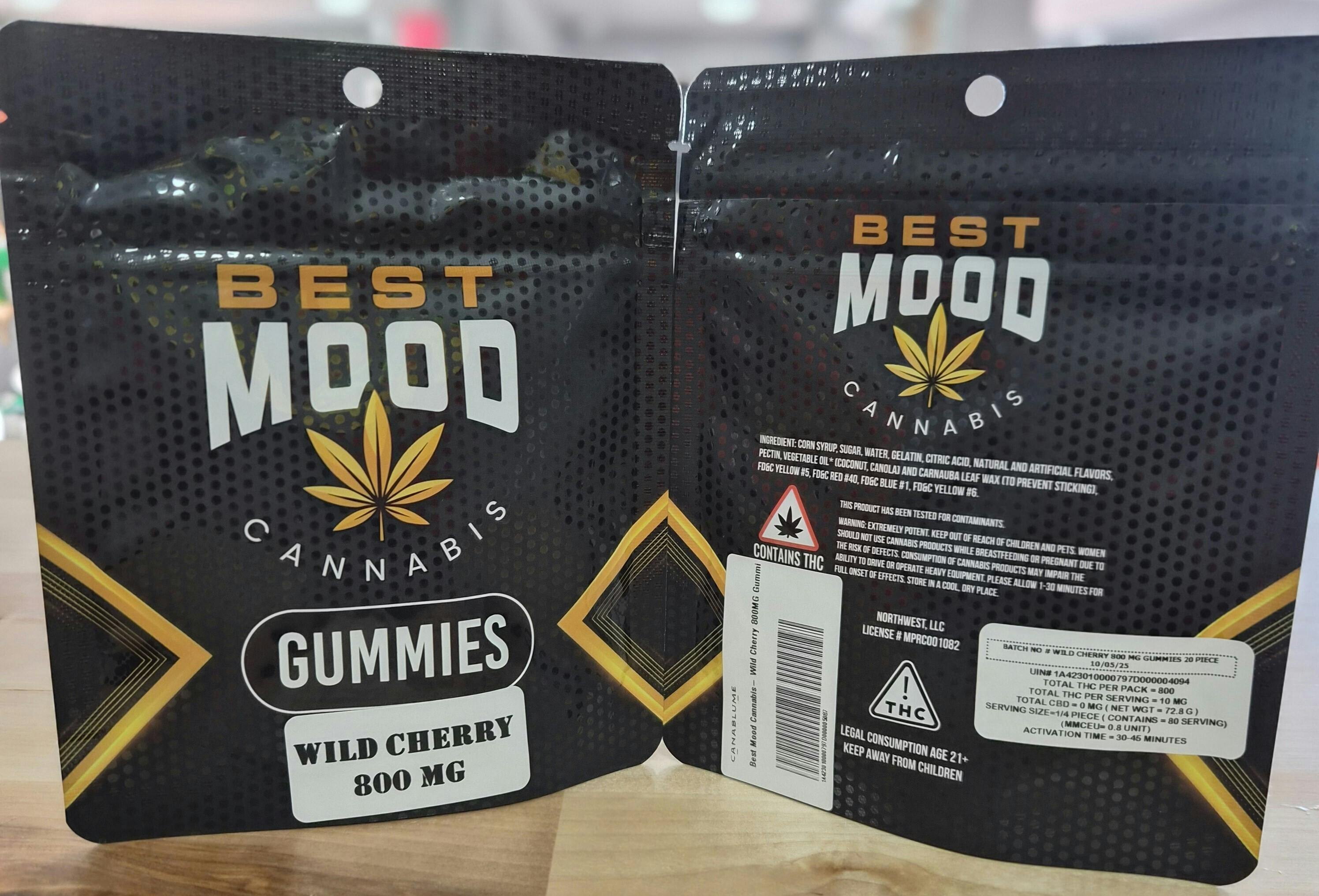 Wild Cherry | Gummies | 800mg/ea