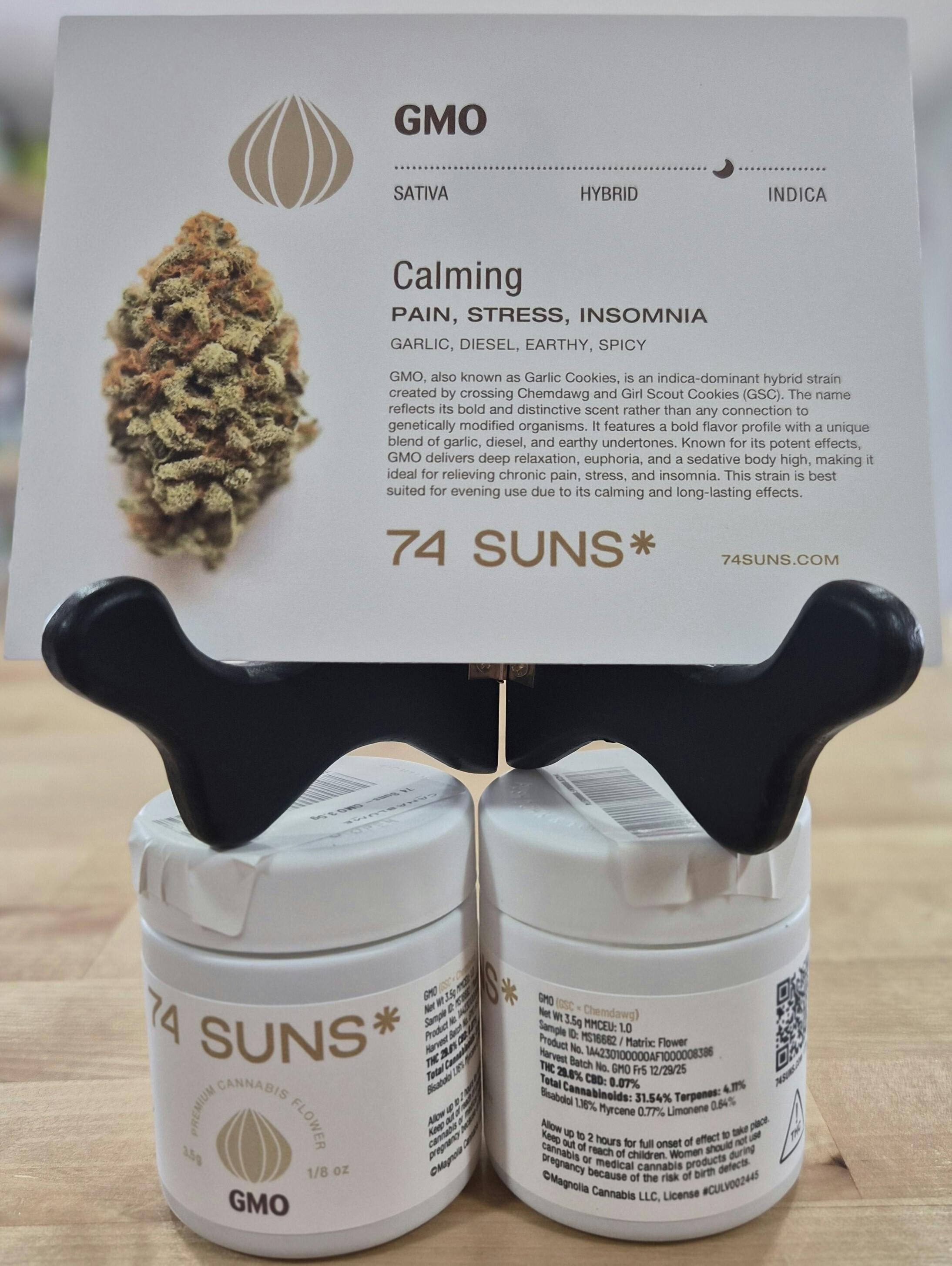 GMO | Big Buds | 3.5g by 74 Suns