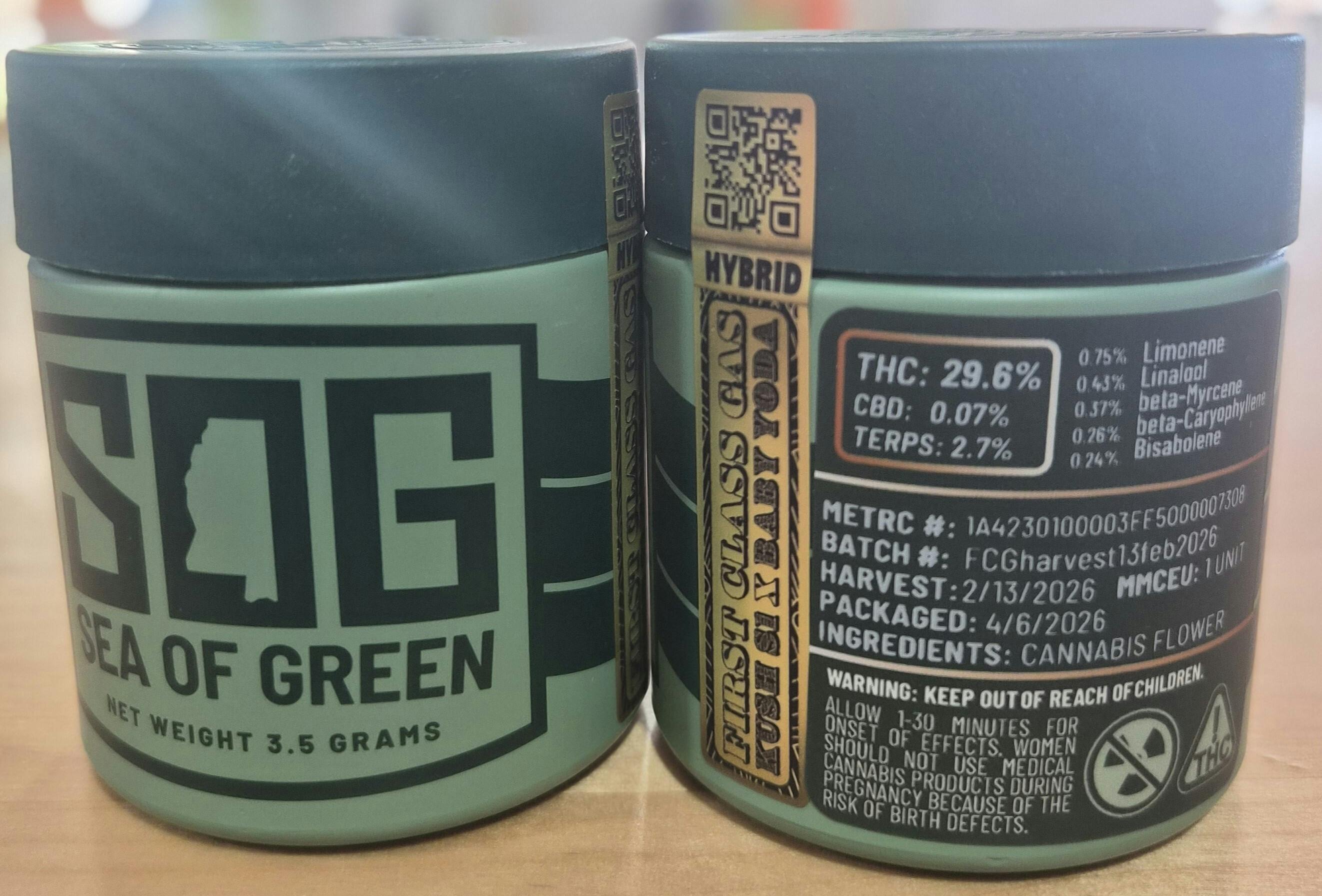 SOG - First Class Gas - 3.5g