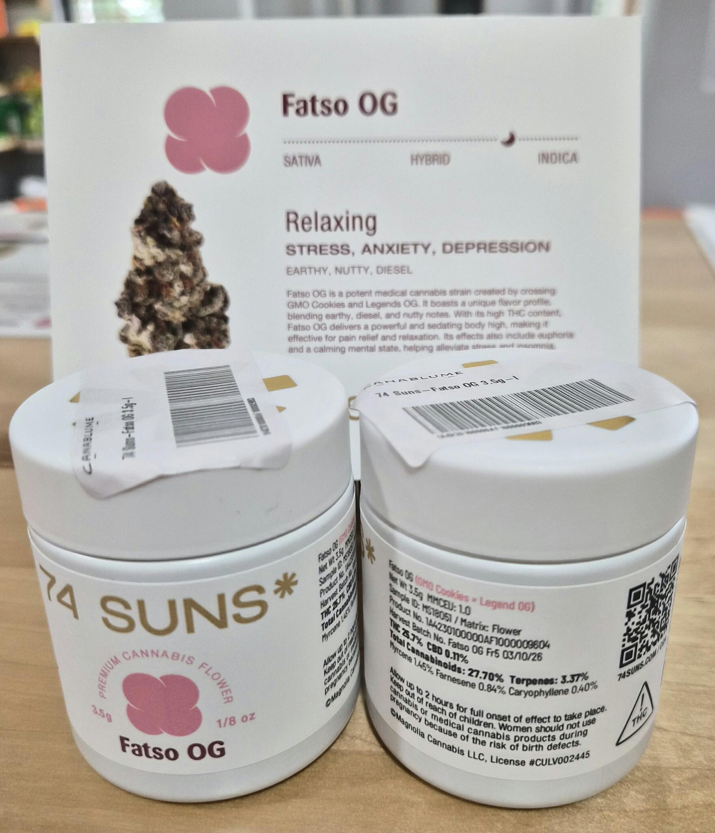 74 Suns - Fatso OG - 3.5g