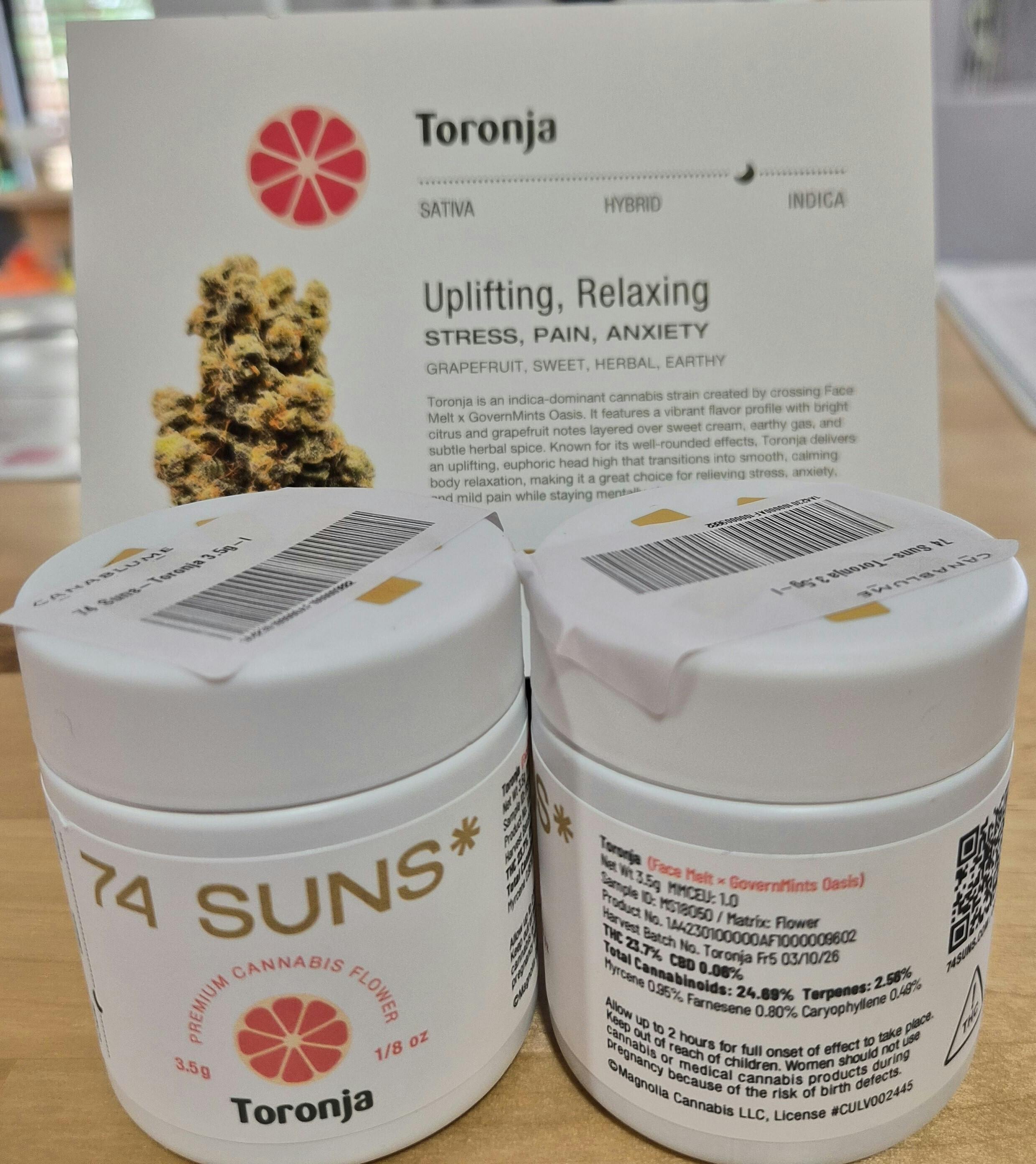 74 Suns - Toronja - 3.5g