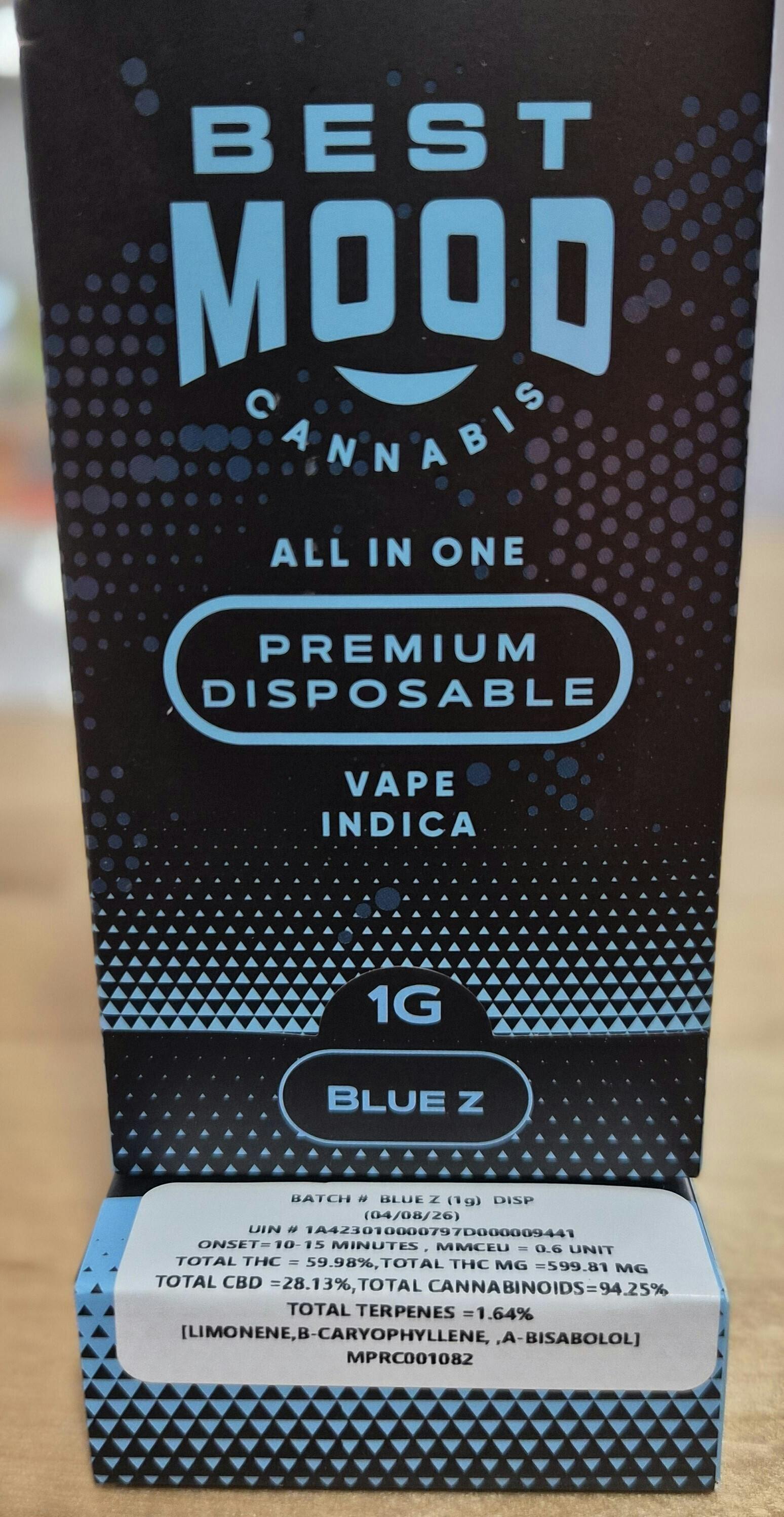Blue Zkittlez | Disposable | 1g cannabis product