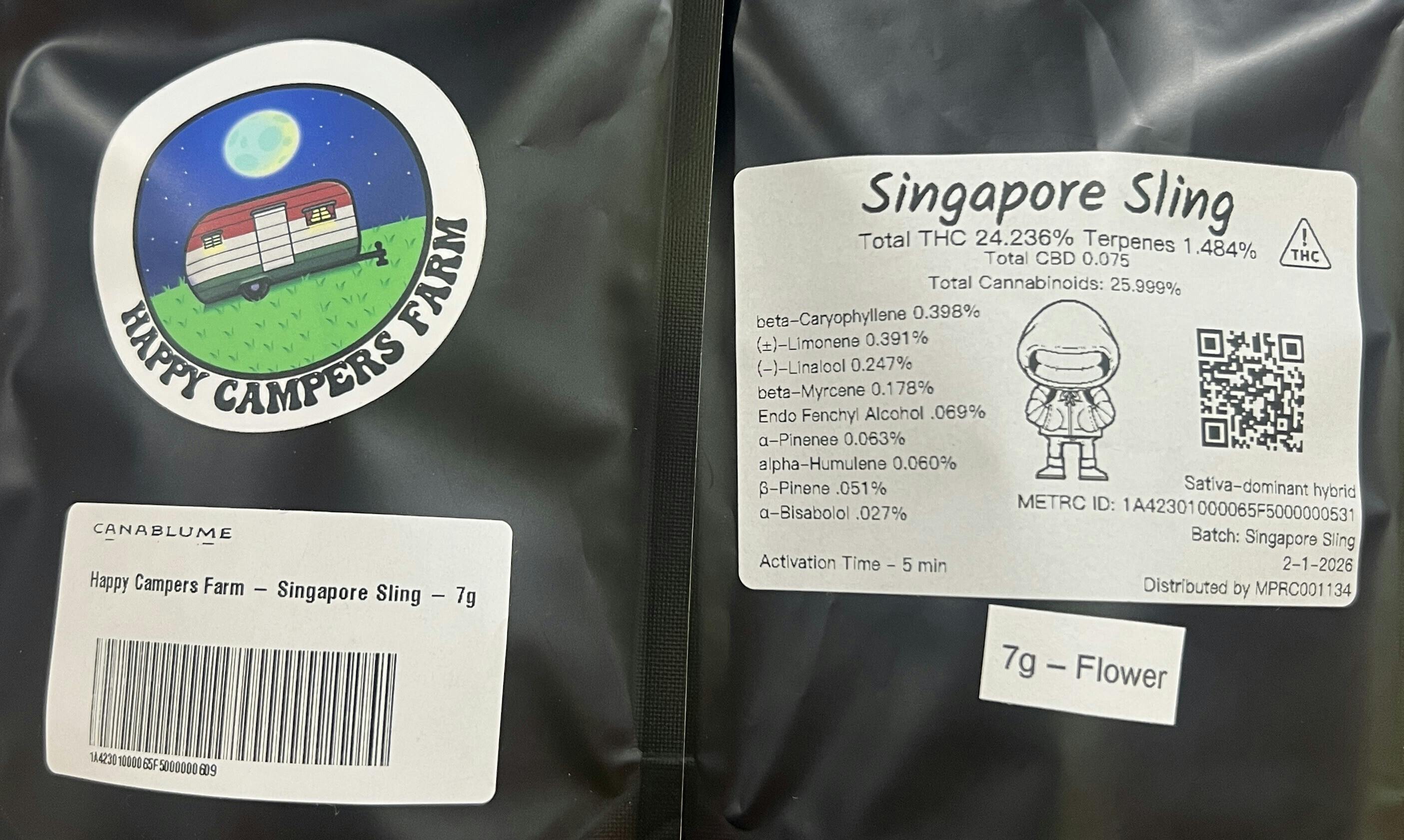 Happy Campers Farm - Singapore Sling - 7g