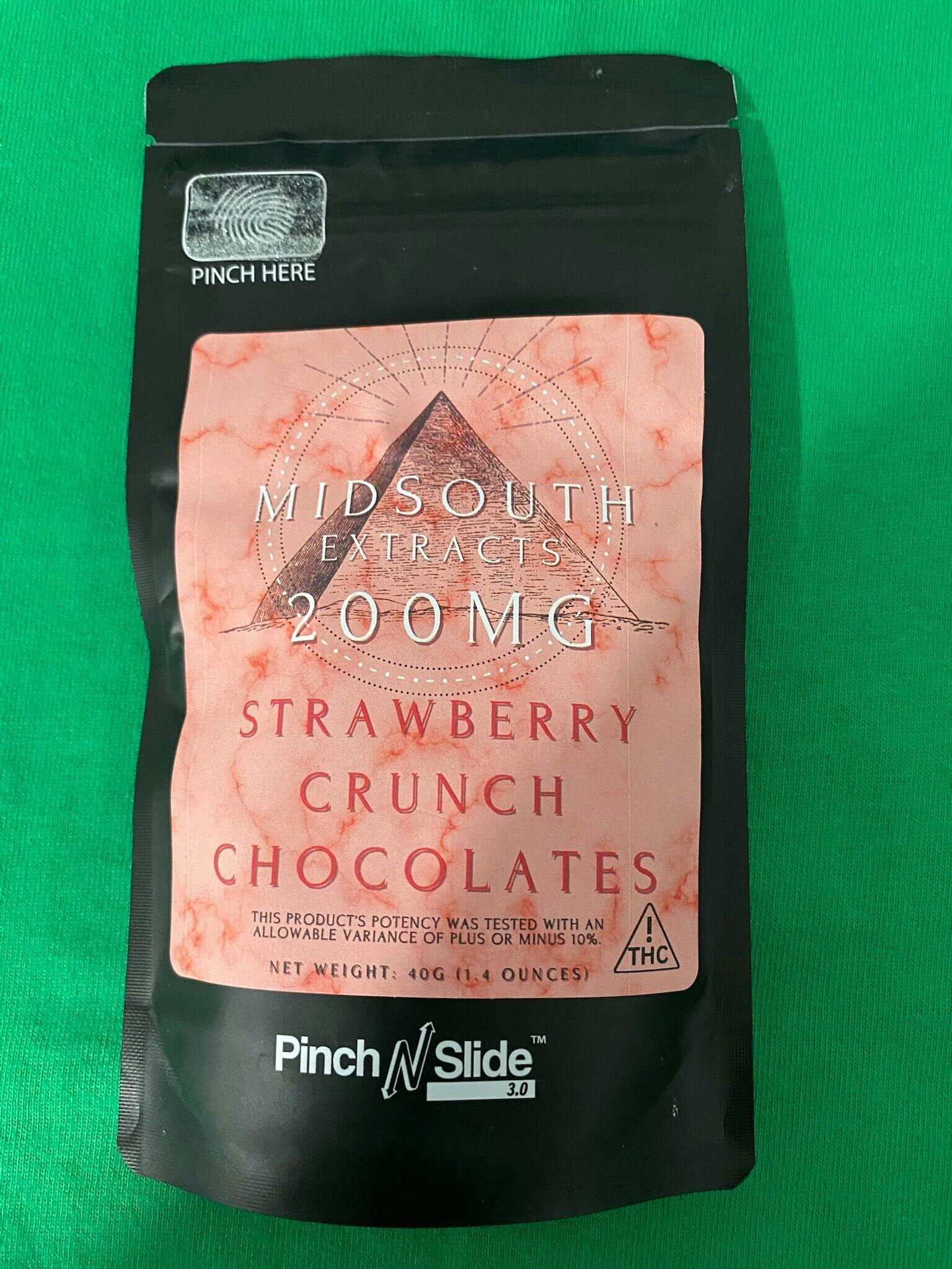 MidSouth Extracts - Strawberry Crunch Chocolate 10pcs - 200mg