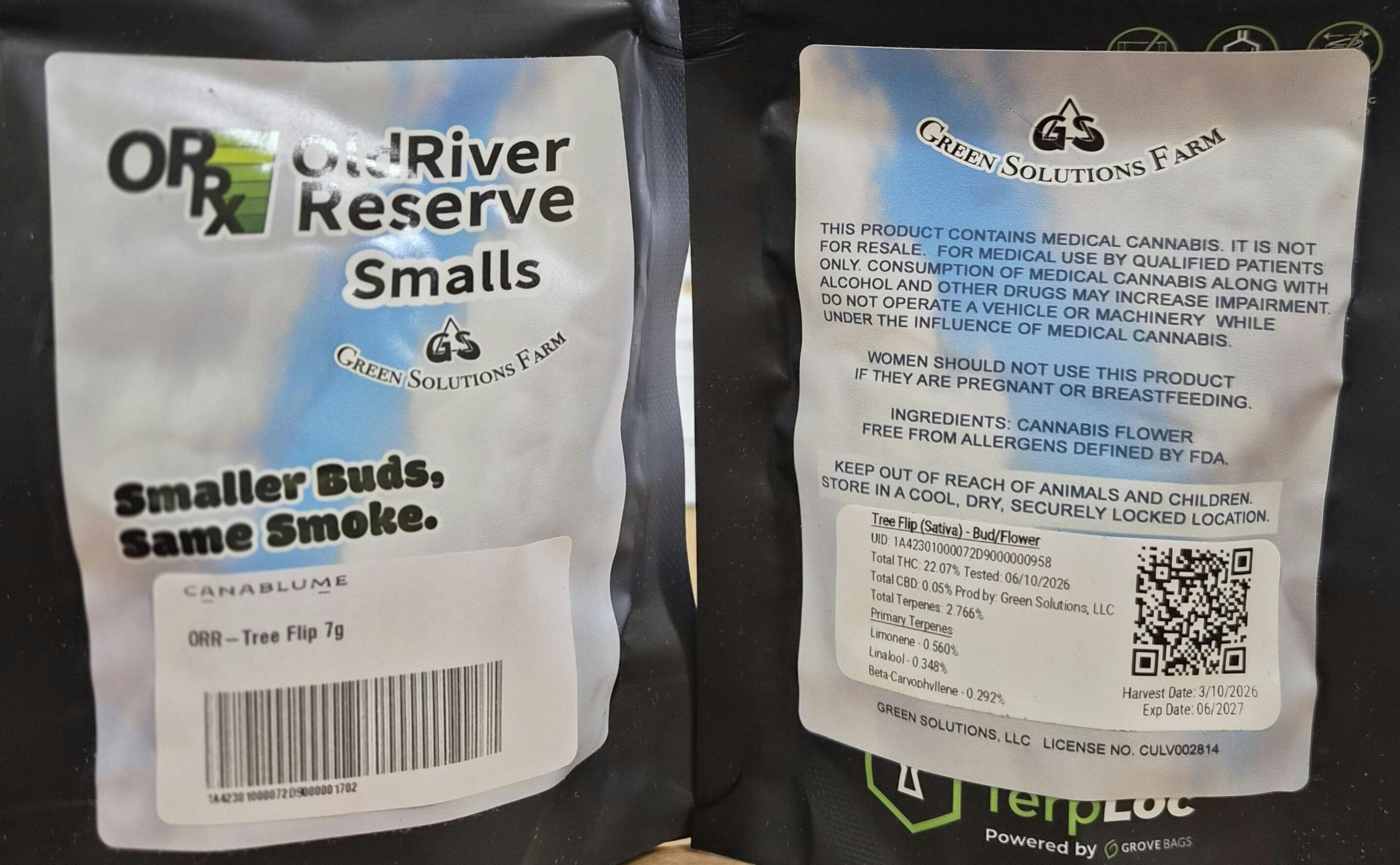 Old River Reserve - Tree Flip - 7g