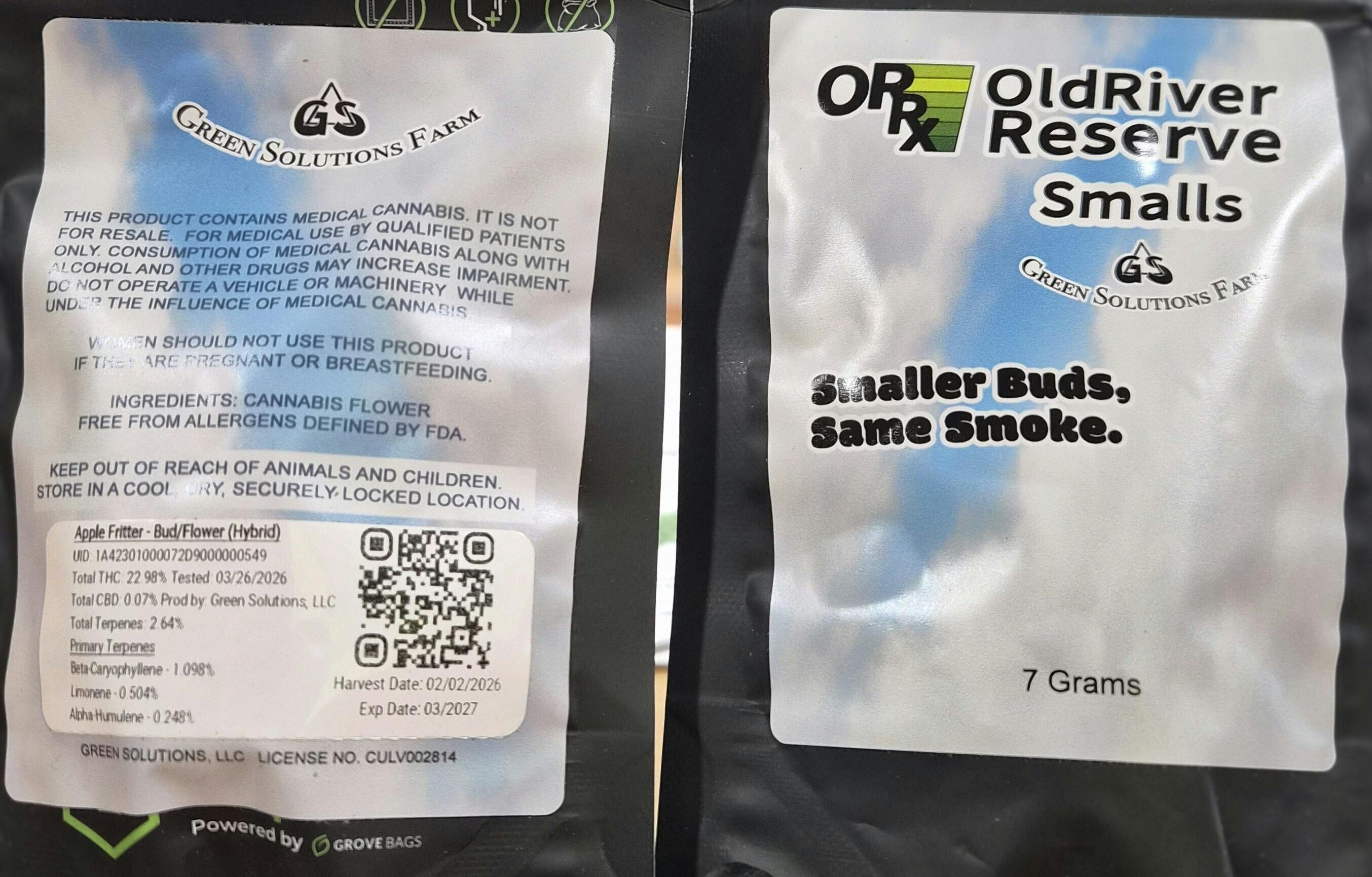 Old River Reserve - Apple Fritter - 7g