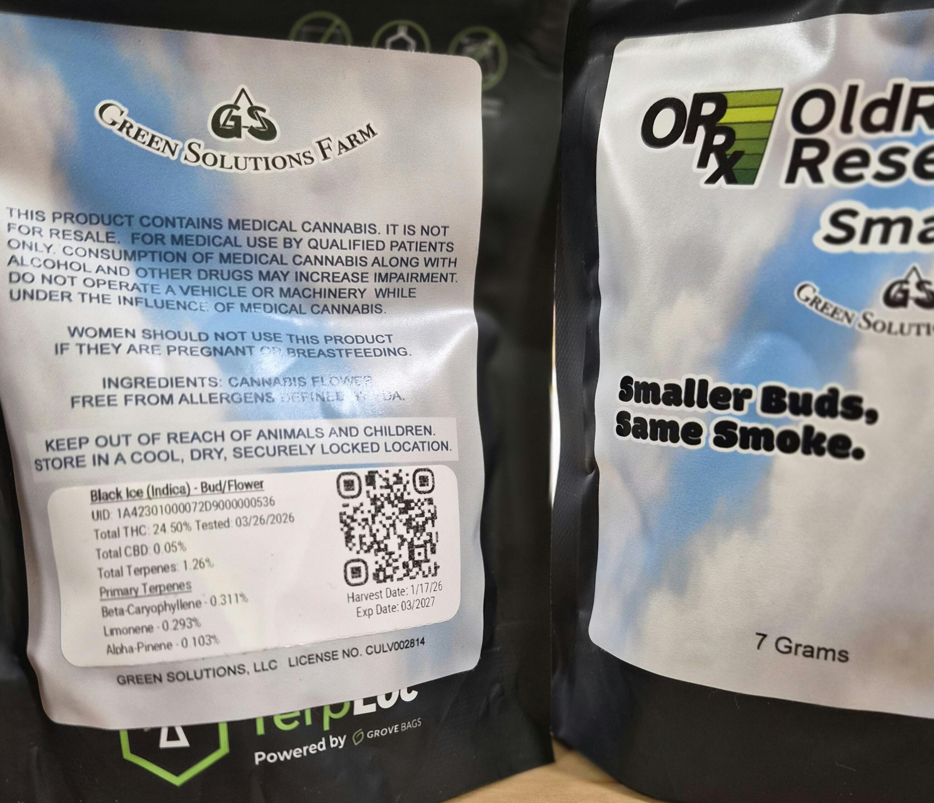 Old River Reserve - Black Ice - 7g