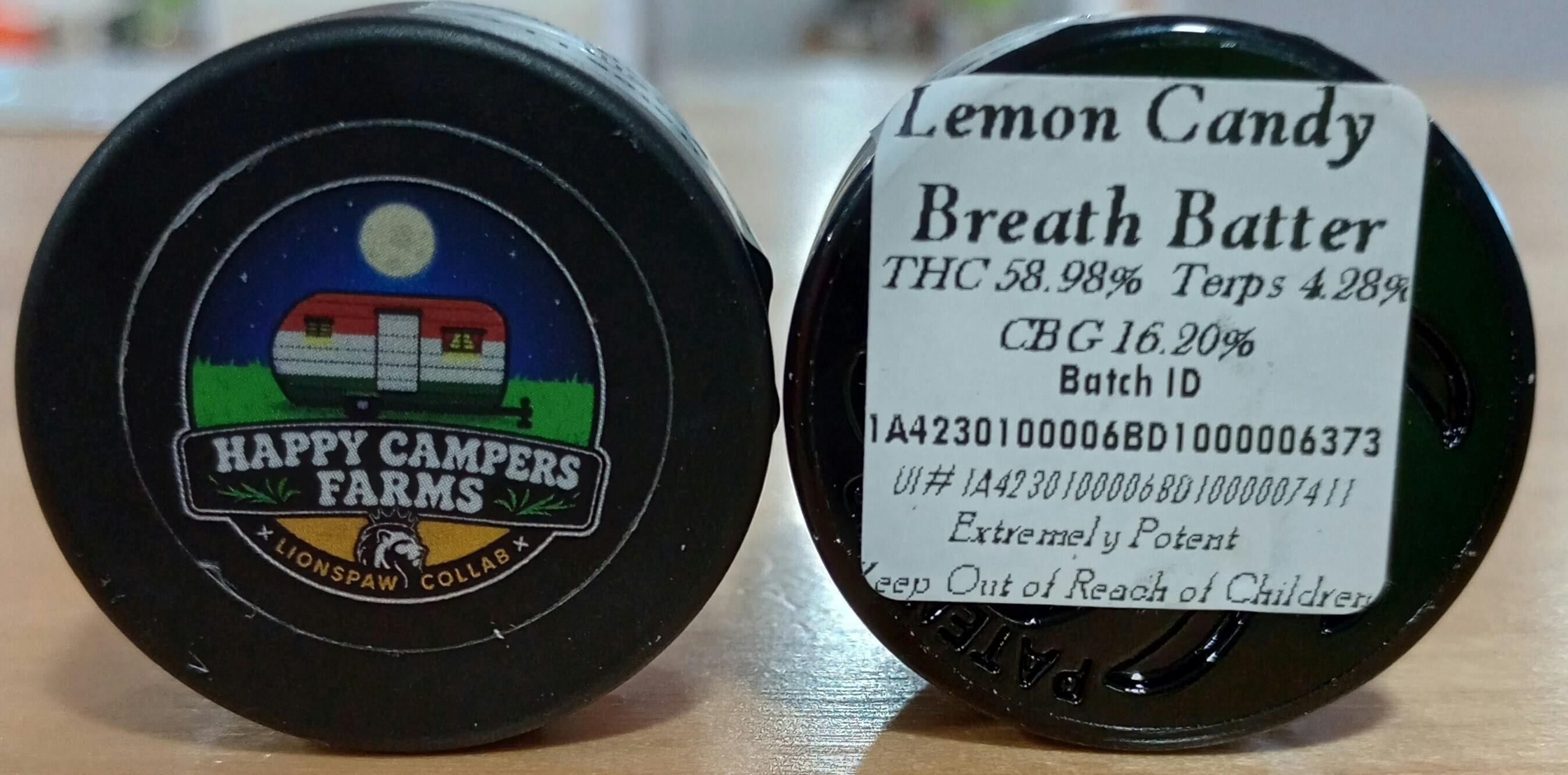 Happy Campers - Lemon Candy Breath Badder - 1g