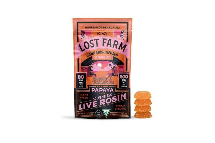 Lost Farm - Tropical Lemonade x Papaya - 200mg Live Rosin