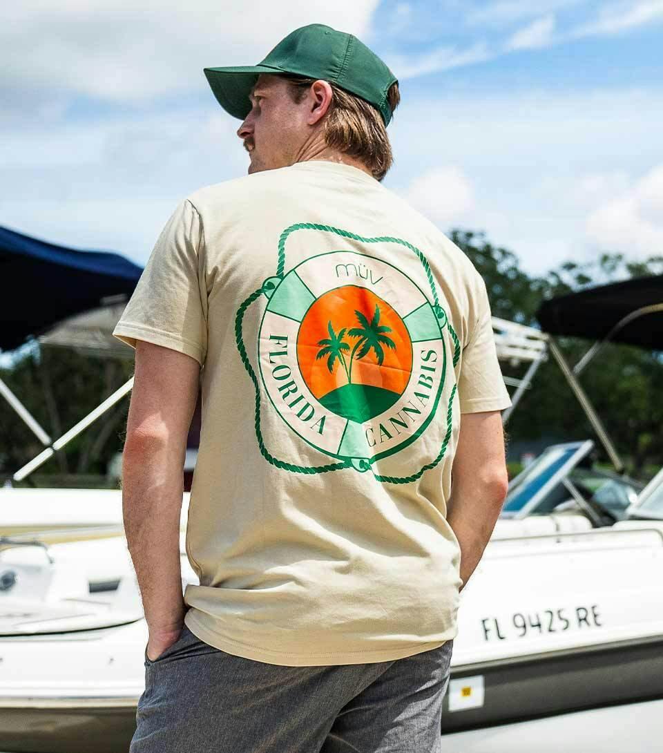 MÜV Florida Cannabis Short Sleeve Shirt XXL at MÜV Cannabis Dispensary