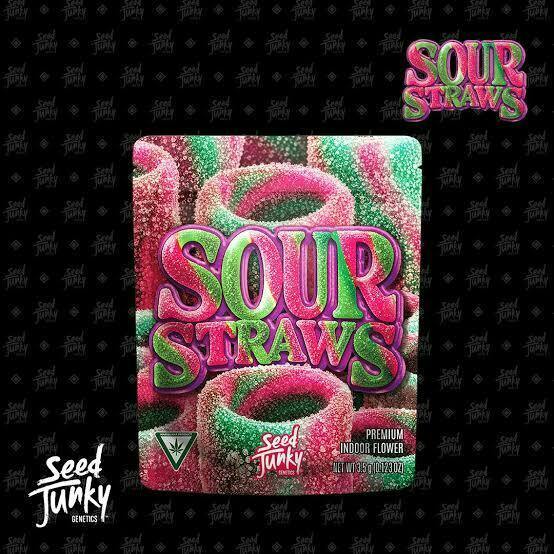 SEED JUNKY - SOUR STRAWS - 3.5G