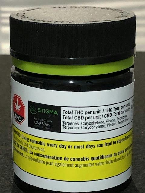 Stigma Grow - Full Spectrum CBD 50 Softgel x 15 Capsules