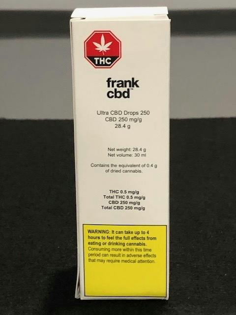 frank cbd - Ultra CBD Drops 250 28.4g Oil