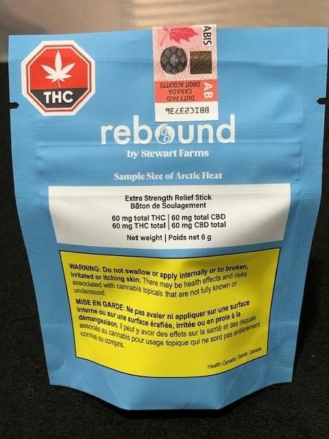 Rebound - Rebound (Sample Size) Arctic Heat Relief Stick Extra Strength 6g Stick