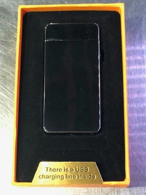 Electronic USB Lighter Black Gloss