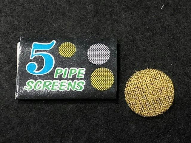 Metal Pipe Screen Brass