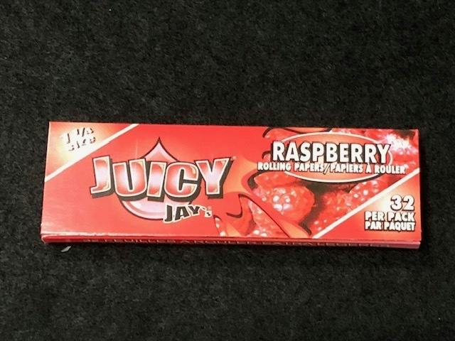 Juicy Jay's- Raspberry 1 1/4 Hemp Rolling Paper