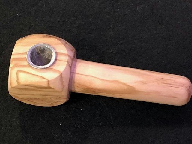 Olive Wood Apple Pipe