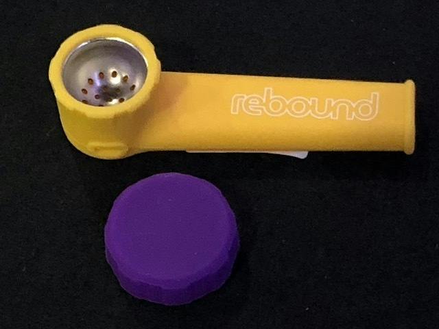 Rebound- Silicone Hand Pipe with Cover