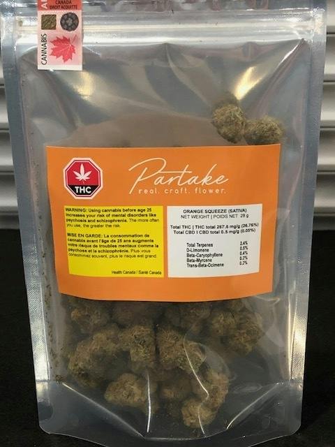 Partake - Orange Squeeze 28g Dried Flower