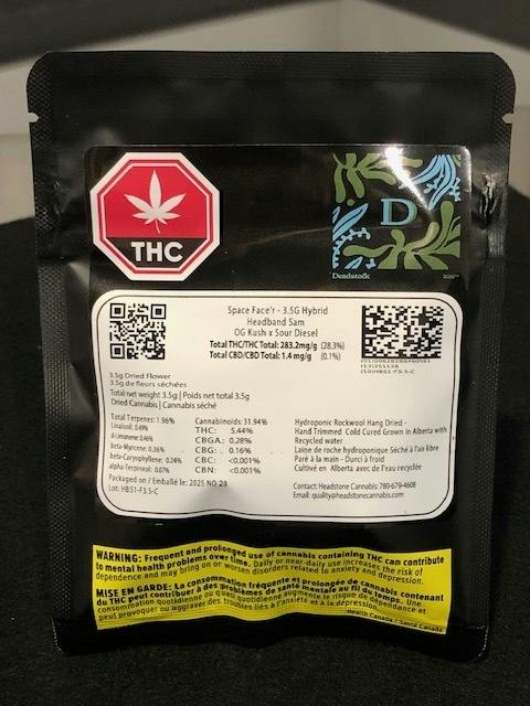 Deadstock by Headstone - Space Face'r 3.5g Dried Flower