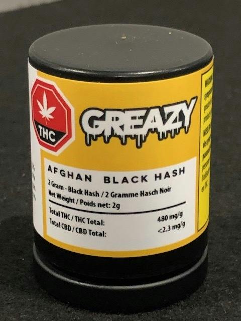GREAZY - Afghan Black 2g Hash