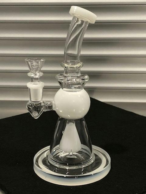 Plain Jane Glass- 9" Bubbler